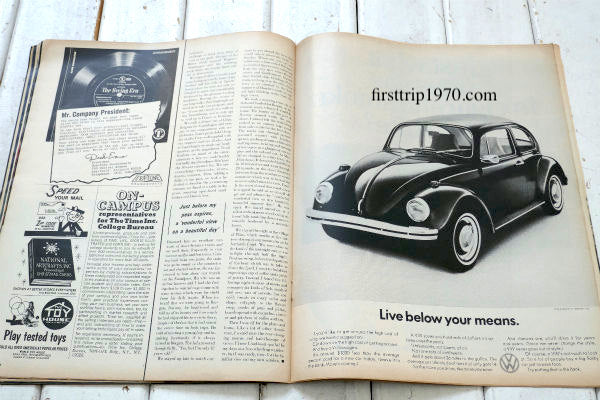 LIFE ライフ USA 1970's 雑誌 アメリカンビンテージ エアーストリーム 空冷VW