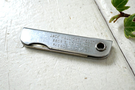 CHEVROLET シボレー アドバタイジング ポケットナイフ ヴィンテージ キーホルダー US