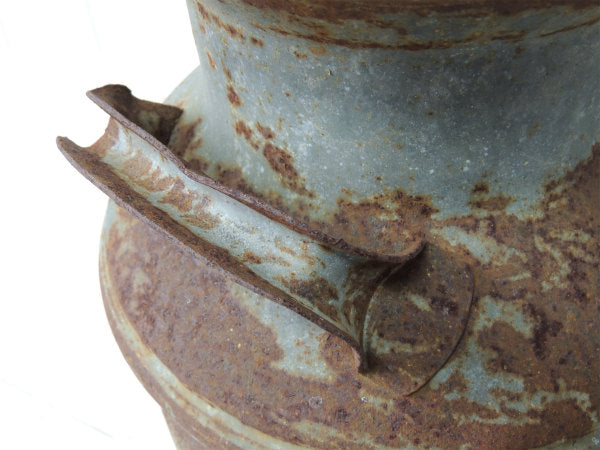 【シャビー&ジャンク】USA・アイアン製・アンティーク・ミルク缶・ミルク容器・カントリースタイル