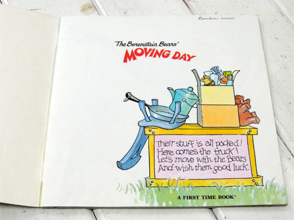 【バーンスタインベアーズ】Moving Day・80'sヴィンテージ・絵本/ピクチャーブック USA