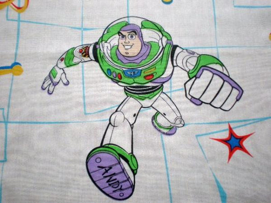 USA　トイストーリー・バズ&ウッディ・ユーズド・ファブリック/生地