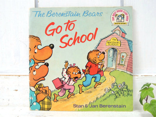 THE BERENSTAIN BEARS’ バーンスタインベアーズ Go to School 70's ヴィンテージ 絵本 ピクチャーブック