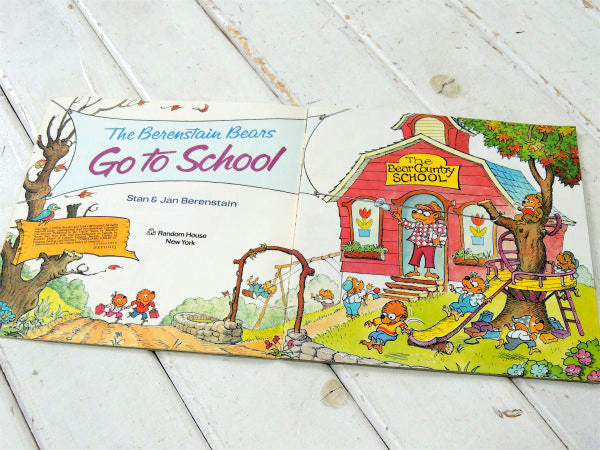THE BERENSTAIN BEARS’ バーンスタインベアーズ Go to School 70's ヴィンテージ 絵本 ピクチャーブック
