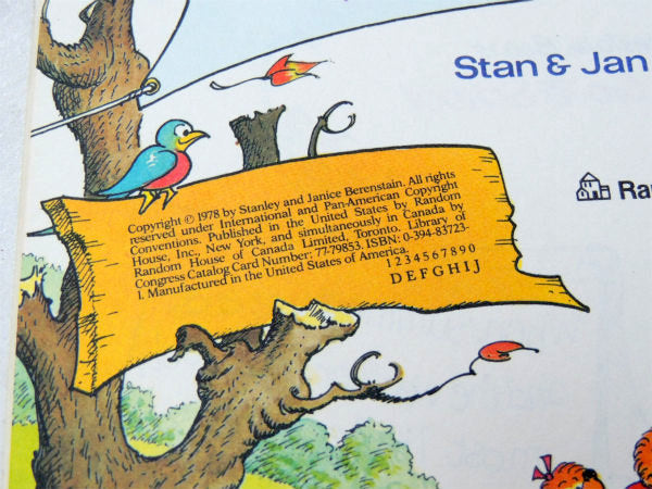 THE BERENSTAIN BEARS’ バーンスタインベアーズ Go to School 70's ヴィンテージ 絵本 ピクチャーブック