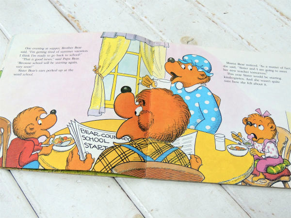 THE BERENSTAIN BEARS’ バーンスタインベアーズ Go to School 70's ヴィンテージ 絵本 ピクチャーブック