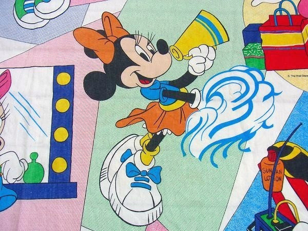 【ミニーマウス】ディズニー・ヴィンテージ・ユーズドシーツ(ボックスタイプ) USA