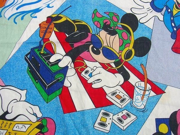 【ミニーマウス】ディズニー・ヴィンテージ・ユーズドシーツ(ボックスタイプ) USA