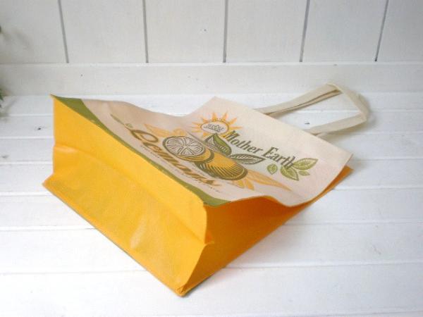 【WHOLE FOODS MARKET】ホールフーズ・マーケット・レモン柄エコバッグ