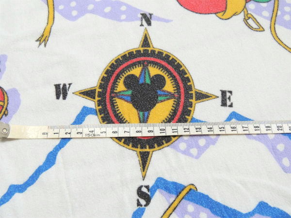 【ミッキーマウス&グーフィー】アイスクライミング柄・コットン・ユーズドシーツ(1/2)ディズニー