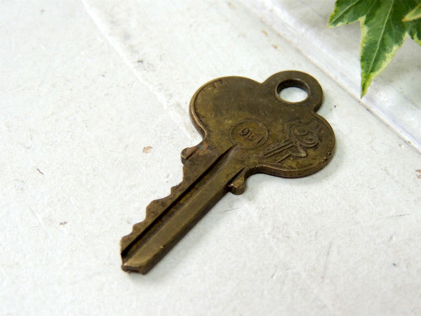 【NATIONAL KEY・ナショナル】DE 1・ヴィンテージ・鍵・キー・真鍮製・ロゴ・キャラクター