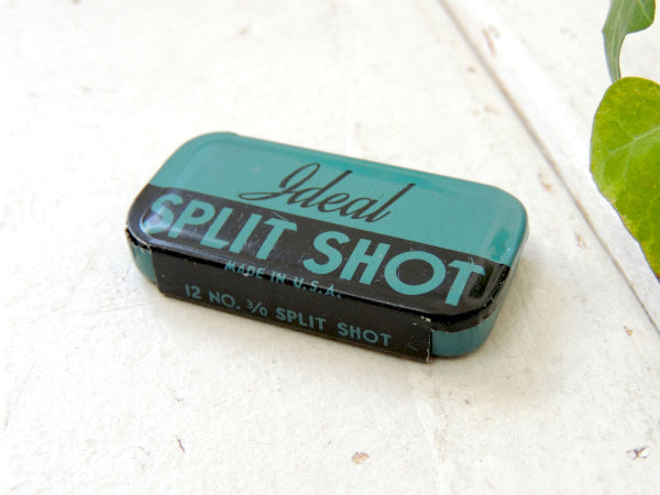 Ideal SPLIT SHOT ヴィンテージ ティン缶 釣具 フィッシング USA バスフィッシング 釣り道具