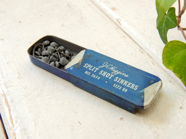 JC Higgins フィッシング OLD 釣り道具 SPLIT SHOT シアーズ・USA ヴィンテージ・ティン缶