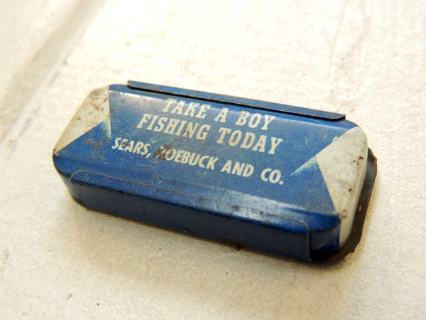 JC Higgins フィッシング OLD 釣り道具 SPLIT SHOT シアーズ・USA ヴィンテージ・ティン缶