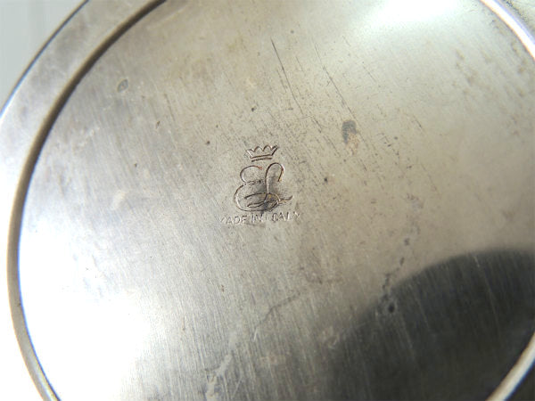 イタリア製・シルバープレート・ヴィンテージ・ワインバスケット/ボトルスタンド/ワインパニエ