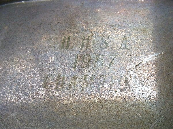 花柄モチーフのノベルティ・金属製・ヴィンテージ・トレイ/マネートレイ USA