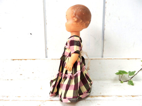 キャンベルキッズ US キャンベルスープ・可愛いドレス・ビンテージ・ラバードール 人形 ソフビ
