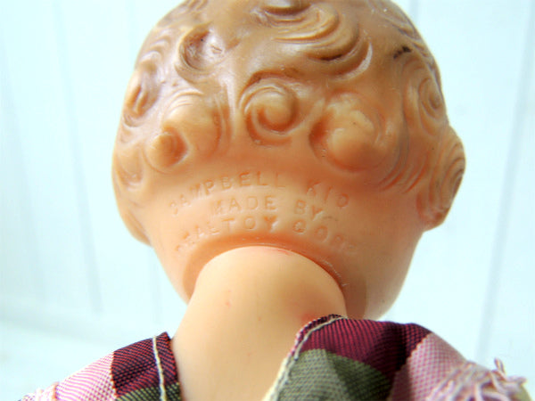 キャンベルキッズ US キャンベルスープ・可愛いドレス・ビンテージ・ラバードール 人形 ソフビ