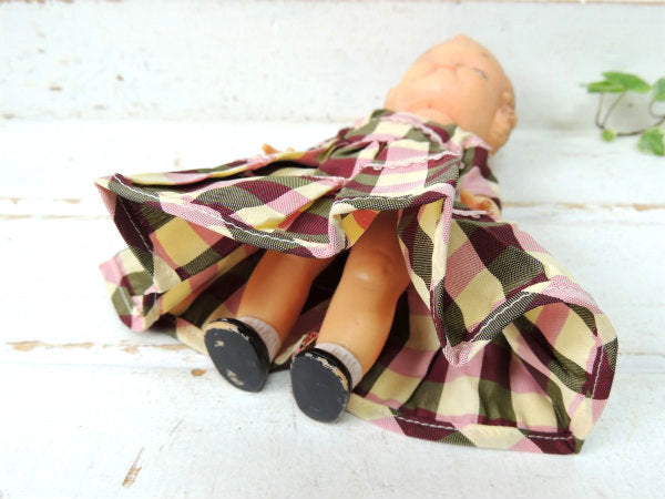 キャンベルキッズ US キャンベルスープ・可愛いドレス・ビンテージ・ラバードール 人形 ソフビ