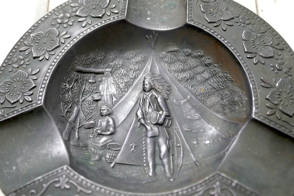 チェロキー・インディアン・ネイティヴアメリカン アンティーク&ヴィンテージ 灰皿・アシュトレイOLD