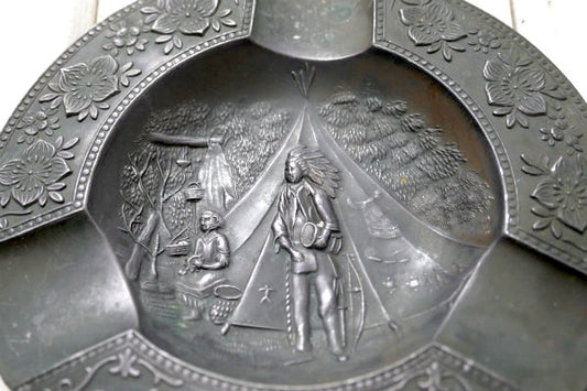 チェロキー・インディアン・ネイティヴアメリカン アンティーク&ヴィンテージ 灰皿・アシュトレイOLD