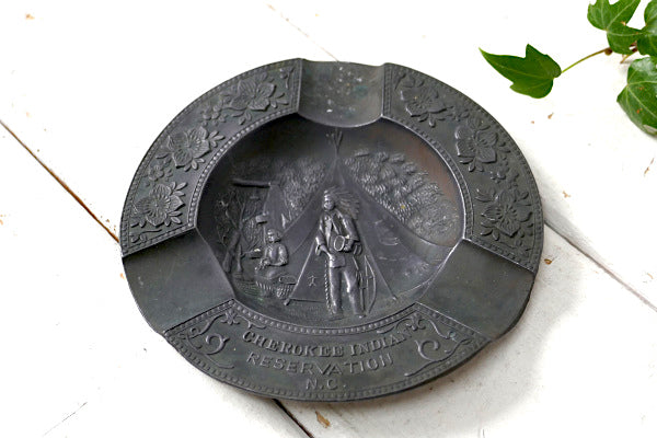 チェロキー・インディアン・ネイティヴアメリカン アンティーク&ヴィンテージ 灰皿・アシュトレイOLD