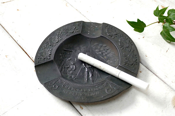 チェロキー・インディアン・ネイティヴアメリカン アンティーク&ヴィンテージ 灰皿・アシュトレイOLD