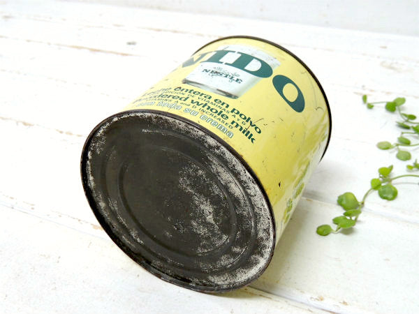 NIDO Nestle社 粉末ミルク ヴィンテージ ティン缶 ブリキ缶 イエロー