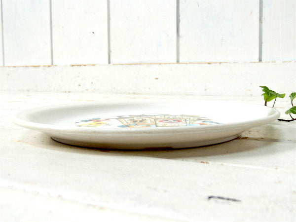 【ミッキーマウスクラブ】ドナルド&グーフィー&プルート・メラミン製・ヴィンテージ・プレート/皿