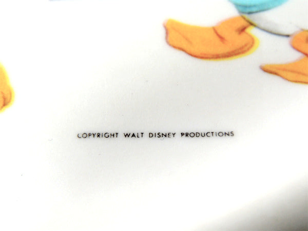 【ミッキーマウスクラブ】ドナルド&グーフィー&プルート・メラミン製・ヴィンテージ・プレート/皿