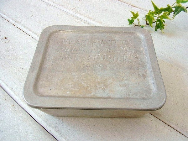 【WEAR EVER】アルミ製・ヴィンテージ・コンテナ/容器/保存ケース　USA