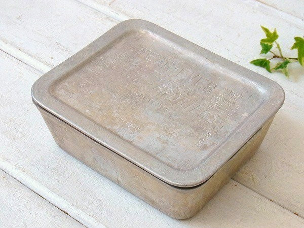 【WEAR EVER】アルミ製・ヴィンテージ・コンテナ/容器/保存ケース　USA