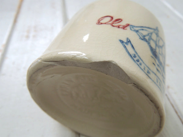 オールドスパイス・1930s~ BARBER・陶器製・ビンテージ・シェービングカップ・髭剃り・USA
