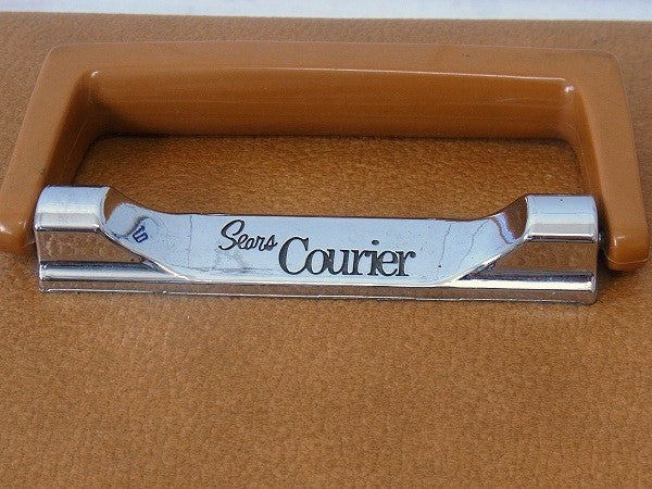 【Samsonite×Sears】サムソナイト・黄土色・ヴィンテージ・メイクボックス/コスメボックス