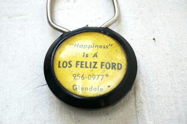 スマイル×フォード アメ車 ディーラー・アドバタイジング・ヴィンテージ・デッドストック・キーホルダー