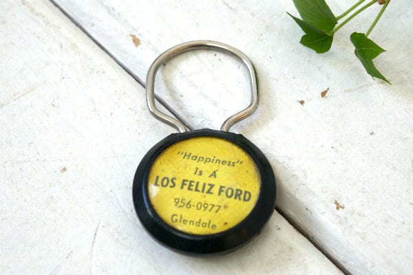 スマイル×フォード アメ車 ディーラー・アドバタイジング・ヴィンテージ・デッドストック・キーホルダー