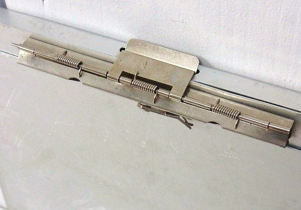 【SAUNDERS】アルミ製・書類ケース付き・ヴィンテージ・バインダー/クリップボード USA