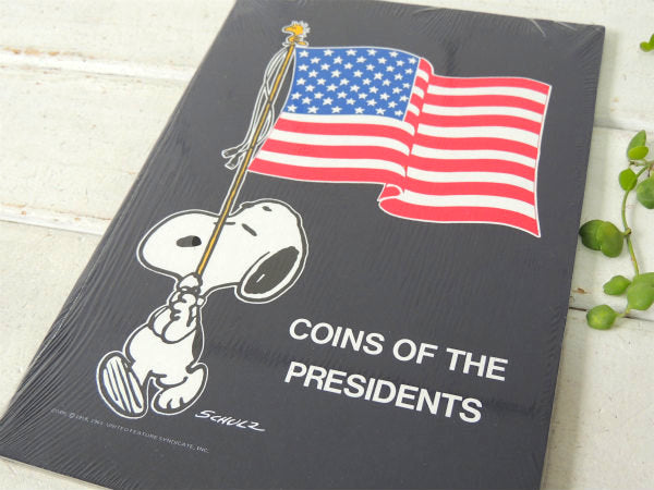 【SNOOPY】スヌーピー・1965年製・デッドストック・ヴィンテージ・大統領コインコレクション本
