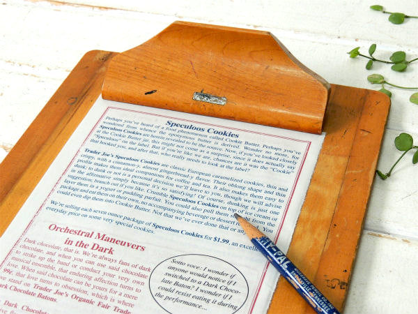 【1930~1940s】木製・アンティーク・バインダー・ロングサイズ・ファイルホルダー・USA