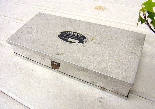 【UMCO】アムコ・アルミ製・フィッシング用・ヴィンテージ・タックルケース/ルアーケース USA