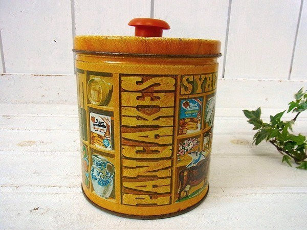 Aunt Jemima 限定品・パンケーキミックス・80's ヴィンテージ・ティン缶 USA