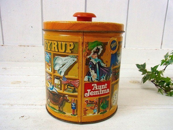 Aunt Jemima 限定品・パンケーキミックス・80's ヴィンテージ・ティン缶 USA