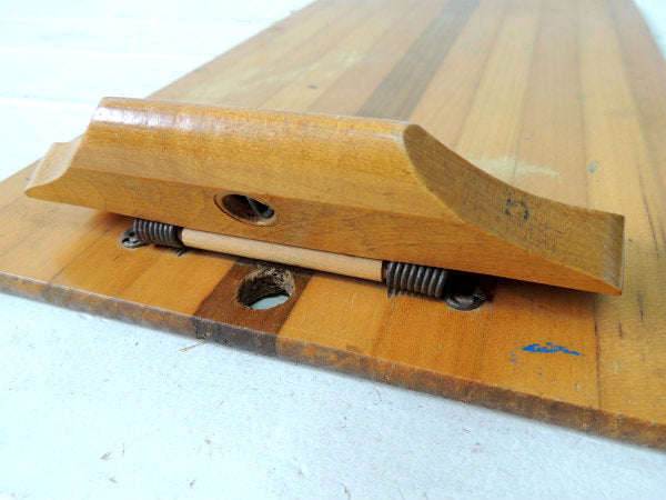 【1930~1940s】木製・アンティーク・バインダー・ロングサイズ・ファイルホルダー・USA