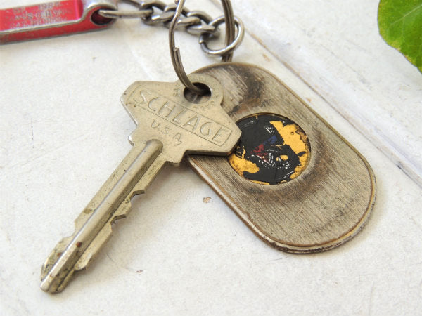 【1984 JAMESビール】ビンテージ・アドバタイジング・ボトルオープナー・鍵・キーホルダー