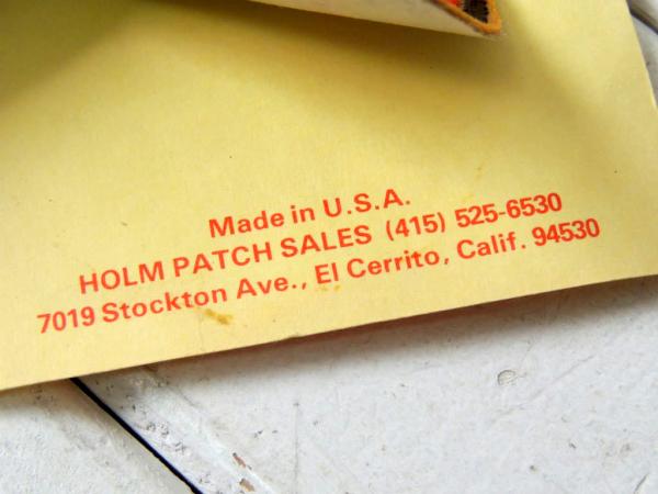 I'M A CAMPING NUT キャンプ 大好き アメリカンビンテージ・デッドストック・ワッペン