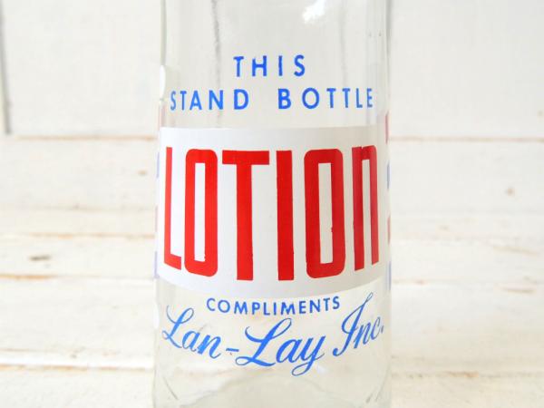Lan-Lay Inc BARBER 床屋 サインポール・ヴィンテージ・ローションボトル・ガラス・瓶
