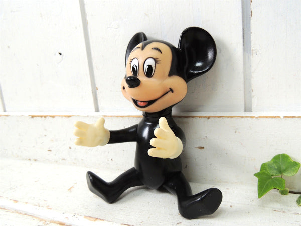 【レトロミニーマウス】ディズニー・ミニーちゃん・ソフビ・ヴィンテージ・ドール・人形