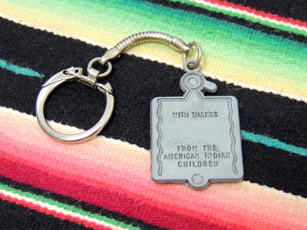 【ネイティブアメリカン・サンダーバード】メタル製・70's・ヴィンテージ・キーホルダー/インディアン