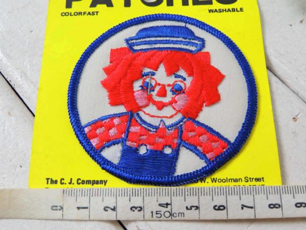 ラガディアン アンディ andy アメリカンビンテージ 刺繍 ワッペン デッドストック USA