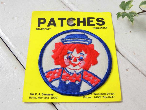 ラガディアン アンディ andy アメリカンビンテージ 刺繍 ワッペン デッドストック USA