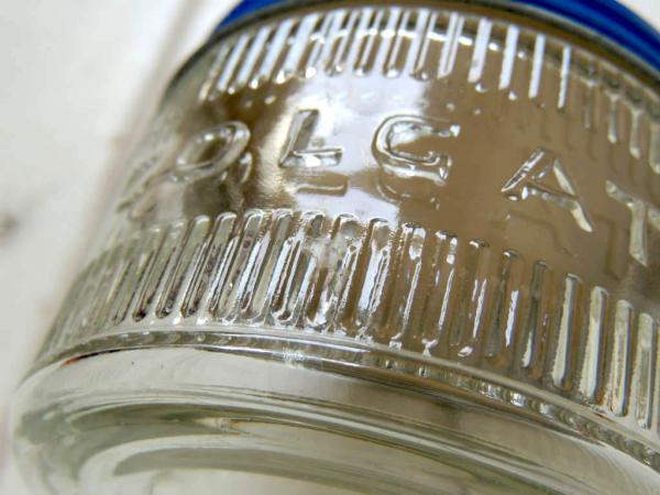 【COLGATE】コルゲート・シェービングクリームBARBER・USA・アンティーク・ガラス容器・瓶